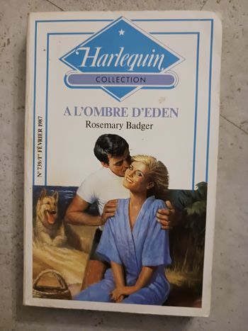 livre  Harlequin a l'ombre d'Eden Rosemary Badger