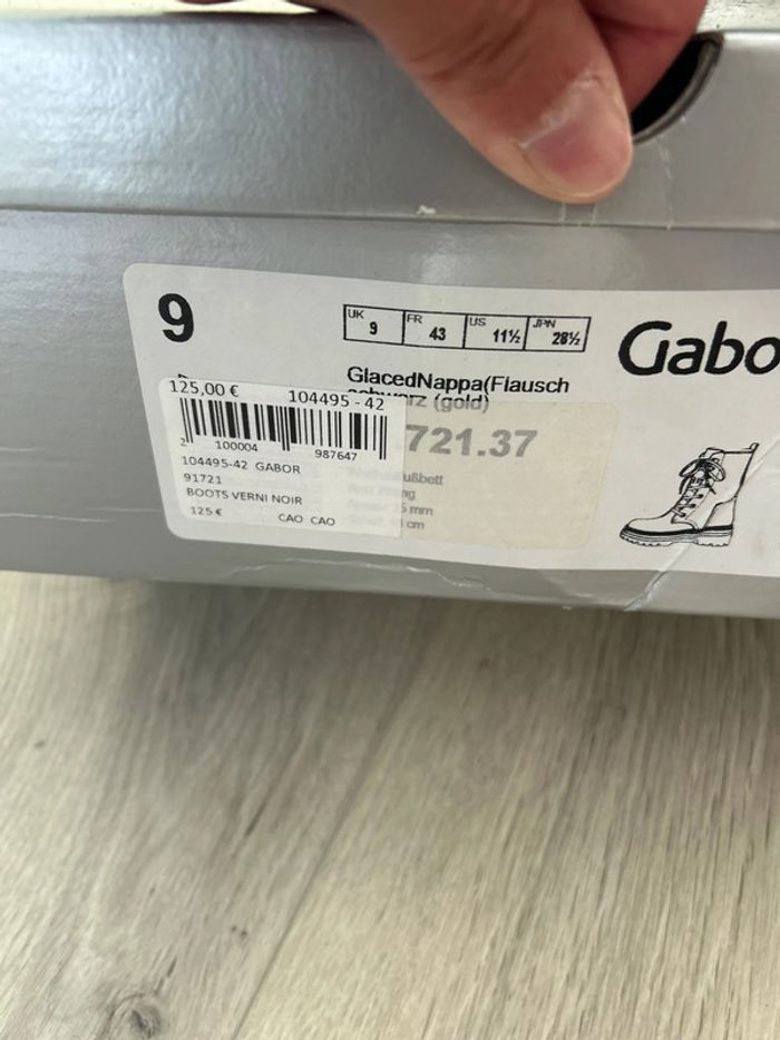 Bottines gabor 43 - photo numéro 4