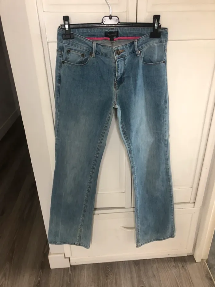 jeans kiabi woman taille 40 femme coupe droite - photo numéro 2