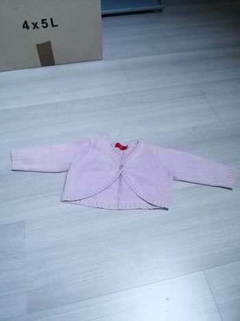 Boléro violet 6mois