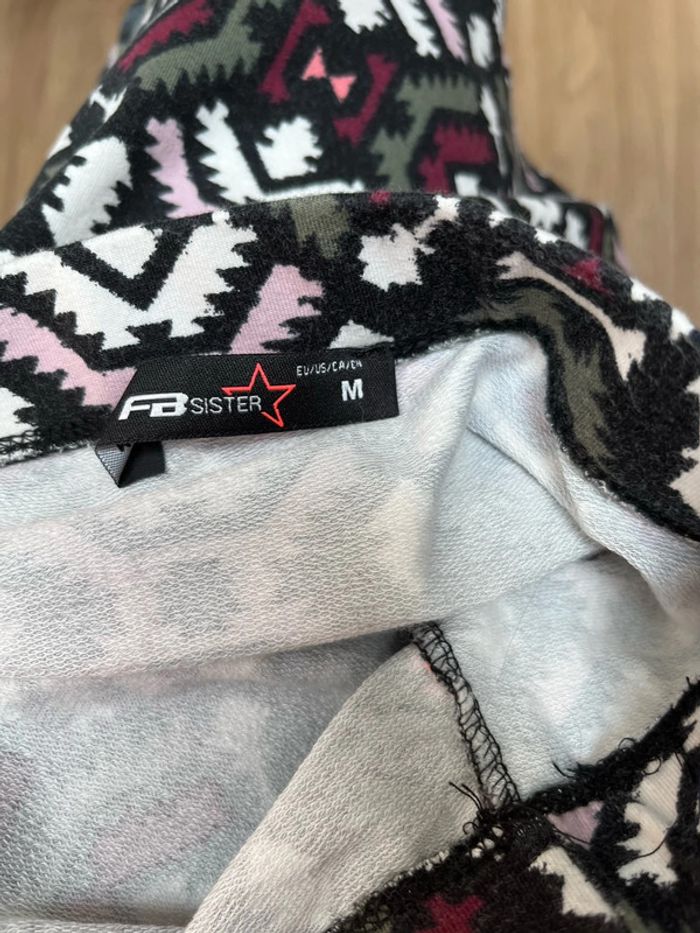 Jupe à motifs FB Sister taille M femme état neuf - photo numéro 3