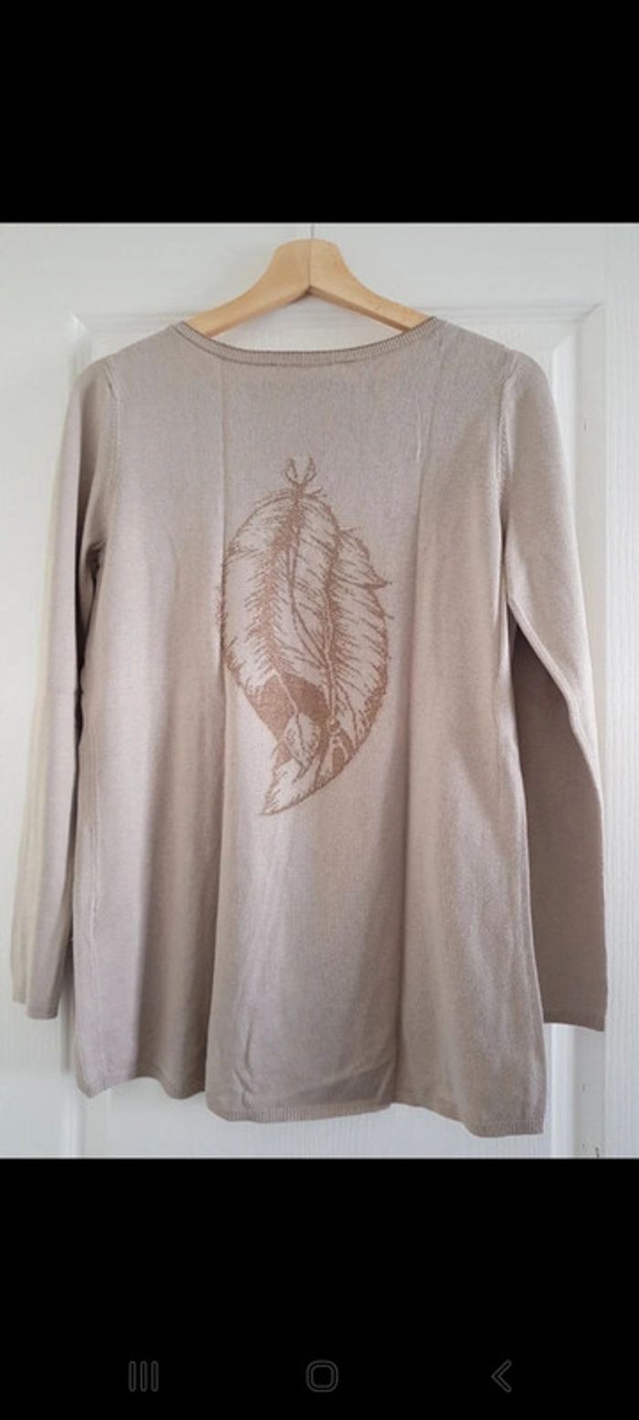 Pull beige - photo numéro 2