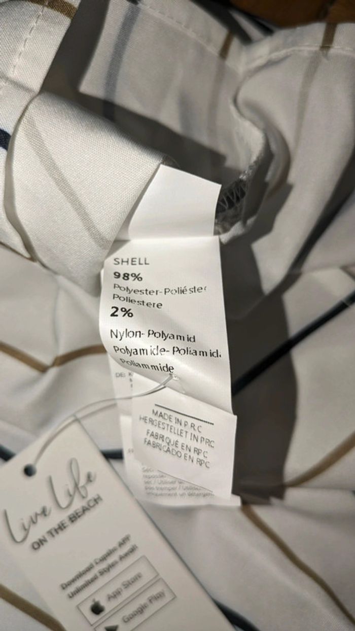 Combi short à mi manches chauve-souris taille S/38 jamais porté - photo numéro 6