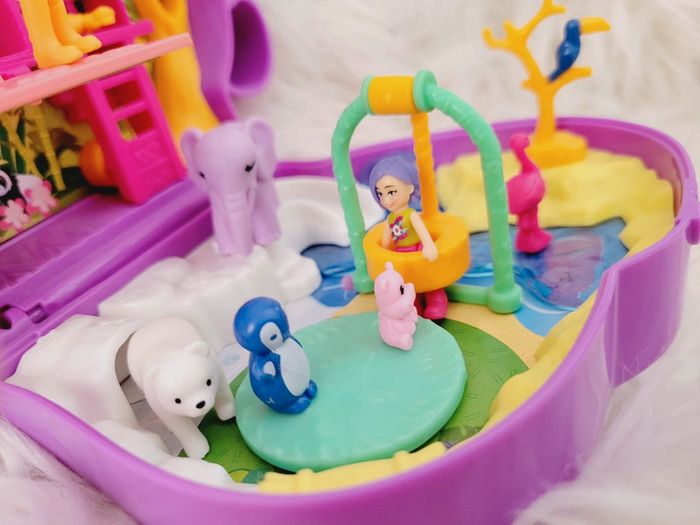 Polly pocket coffret zoo éléphant - photo numéro 2