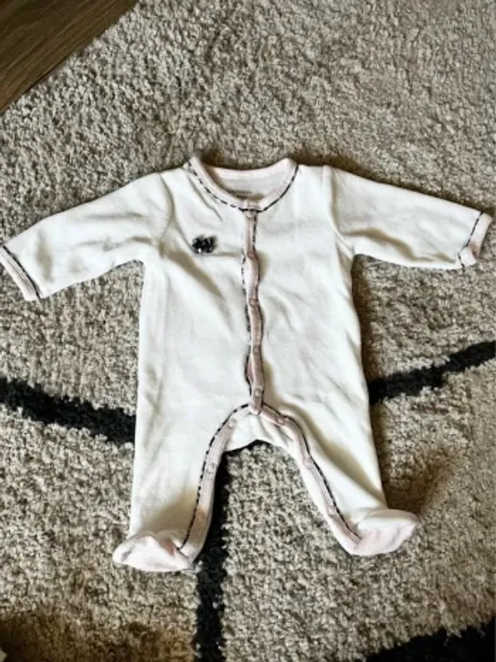 Pyjama velours 1 mois