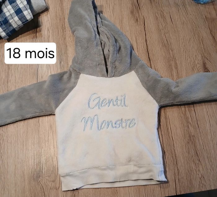 Pull polaire taille 18 mois