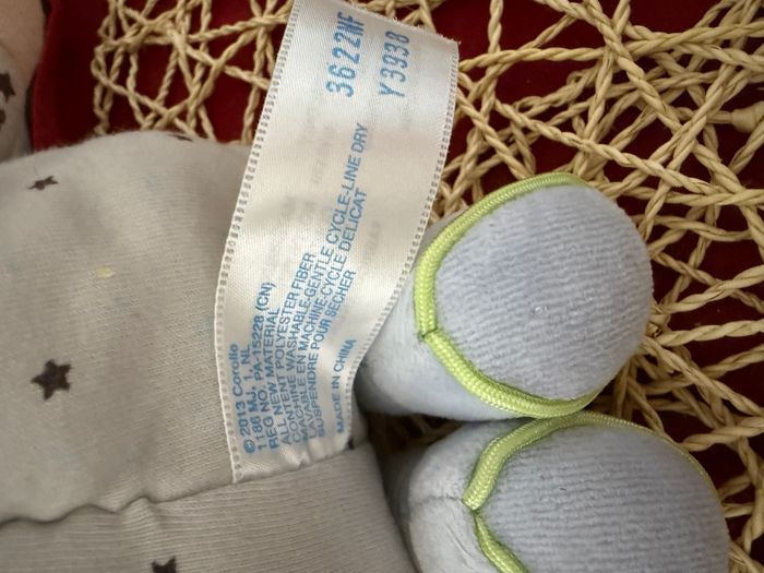 COROLLE DOUDOU LUTIN POUPEE BLEU GRIS ETOILE FLUO - photo numéro 3