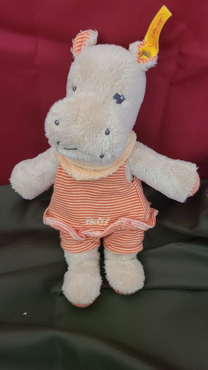 doudou hippopotame steiff mockili - photo numéro 7