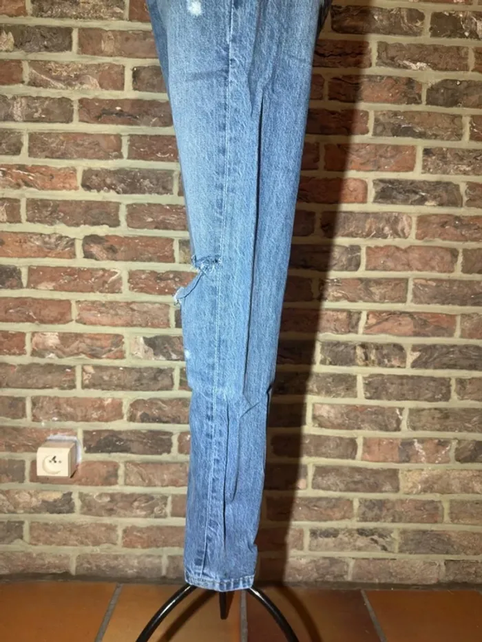 Jeans slim boyfriends Bershka Taille XS / 34 - photo numéro 9