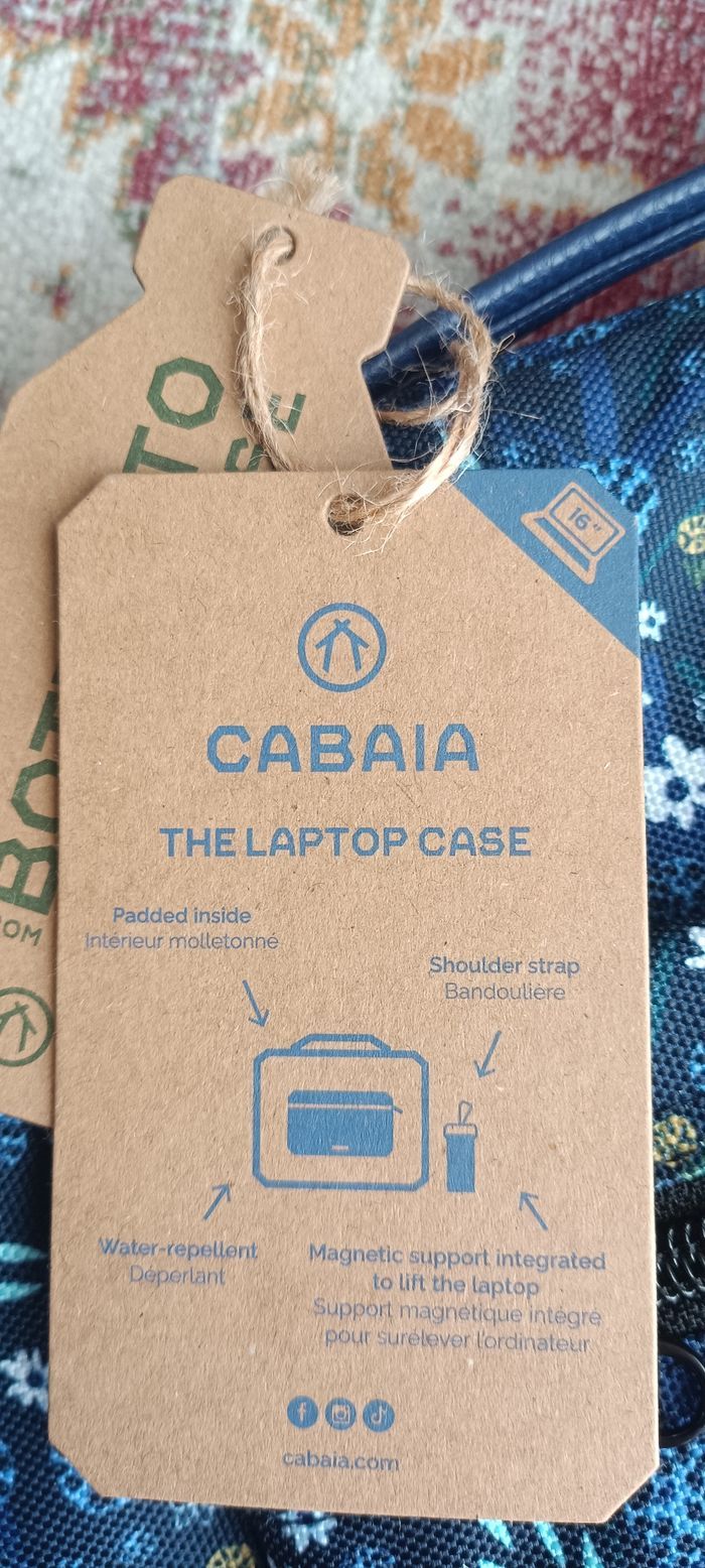 Pochette ordinateur neuve Cabaia 16 " - photo numéro 3