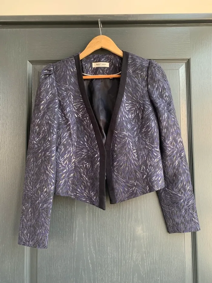 Blazer cours à paillette