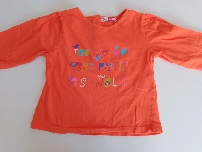 Tee-shirt fille 12 mois DPAM