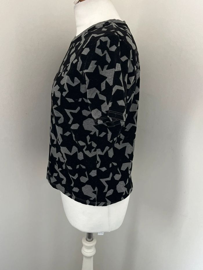 Blouse grise étoiles noires Maje S - photo numéro 4