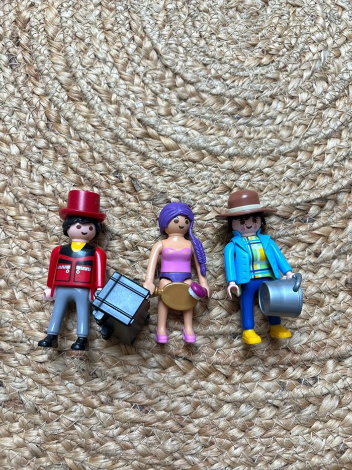 Lot de playmobil avec accessoires