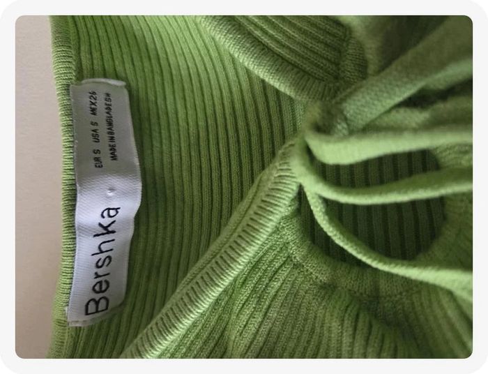 robe Bershka vert taille S - photo numéro 5