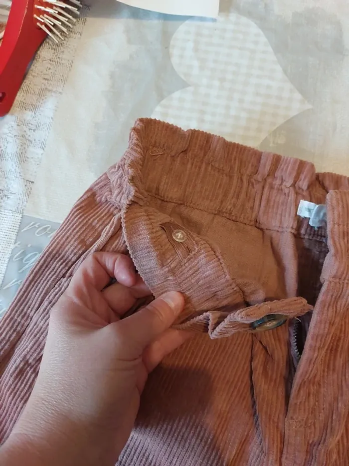 Short en velours neuf Vertbaudet 10A - photo numéro 5