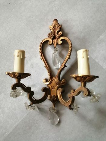 applique laiton doré