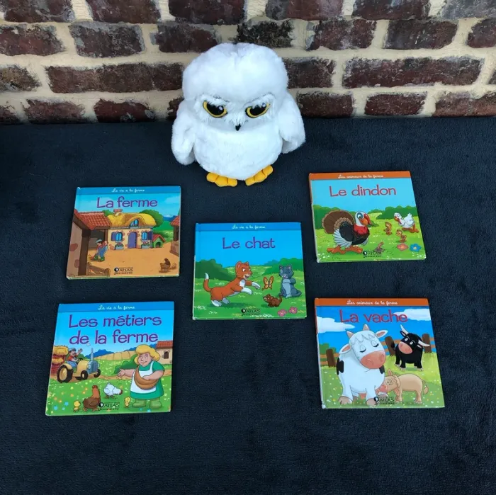 Collection livres les animaux dès prés