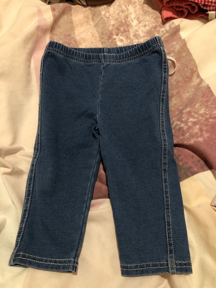 Lot pantalons bébé fille 12 mois - photo numéro 10