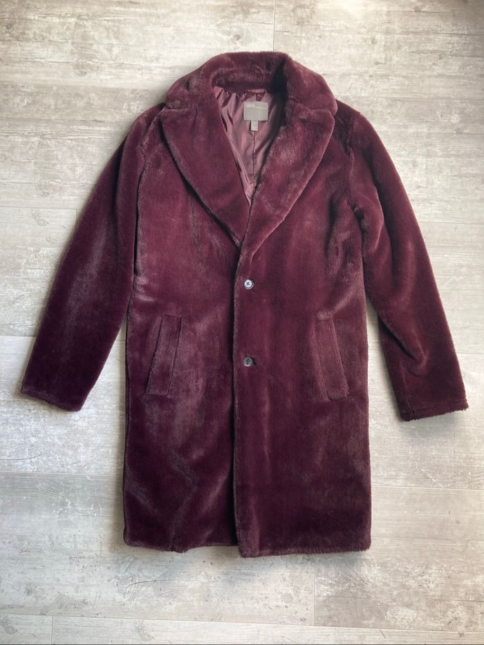 Manteau fausse fourrure ASOS
