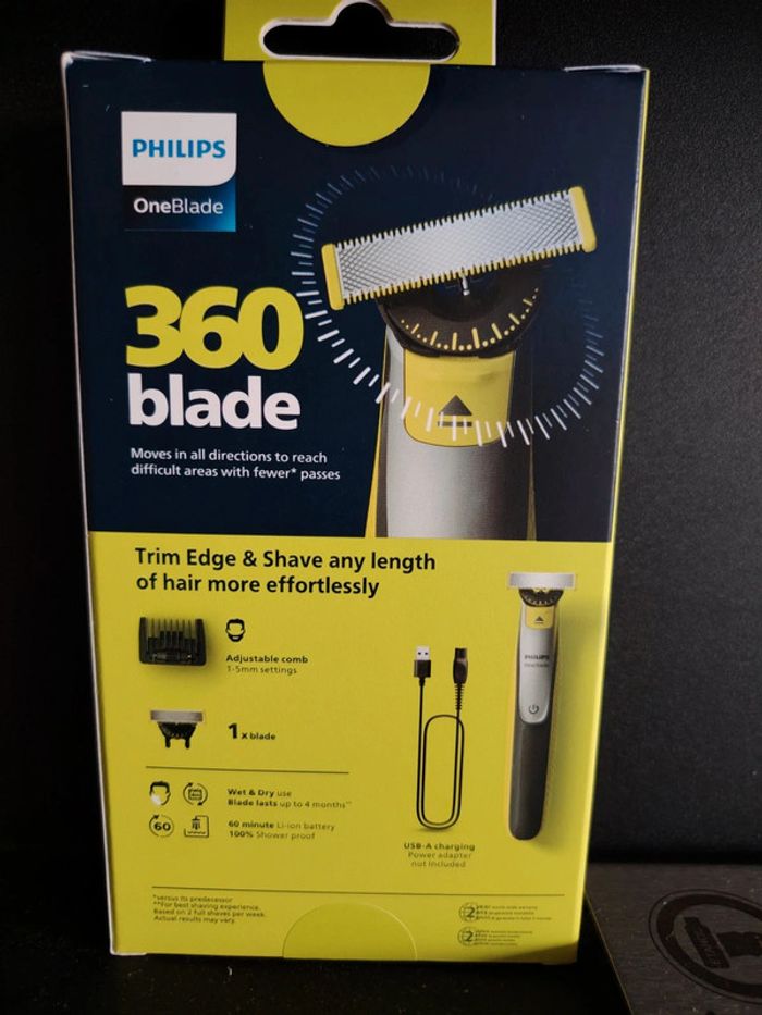 Tondeuse one blade 360 Philips neuf - photo numéro 2