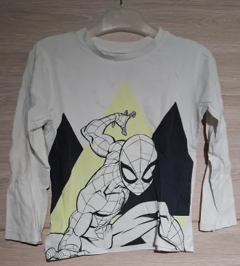 Tee-shirt manches longues spiderman taille 5 ans marvel
