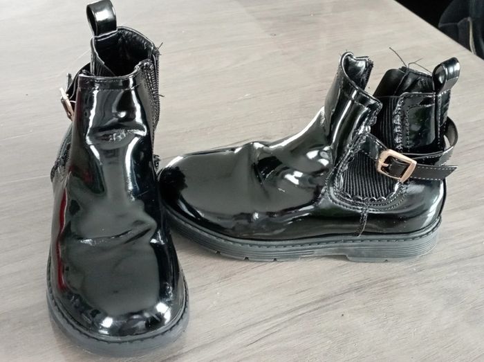 Bottines vernis fille 32