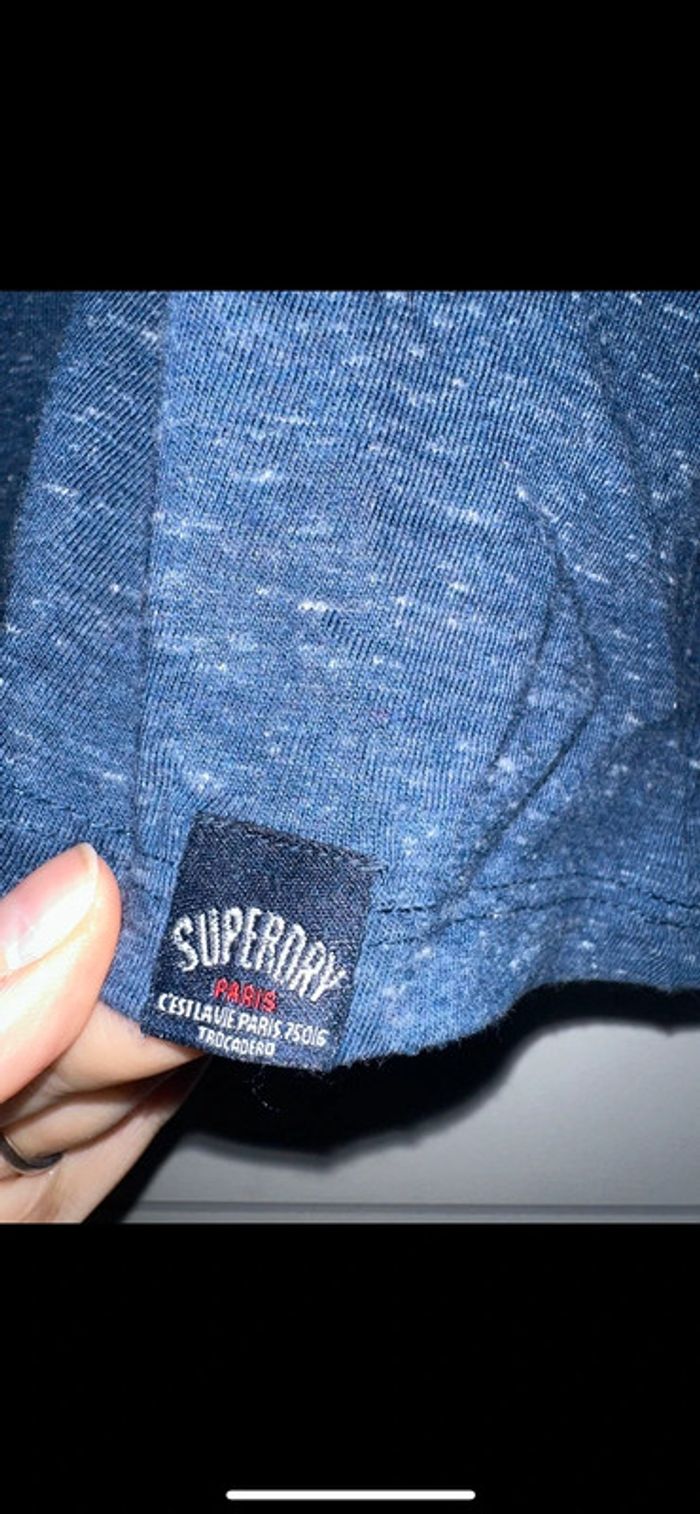 Pull à capuche fin Superdry taille XS - photo numéro 3