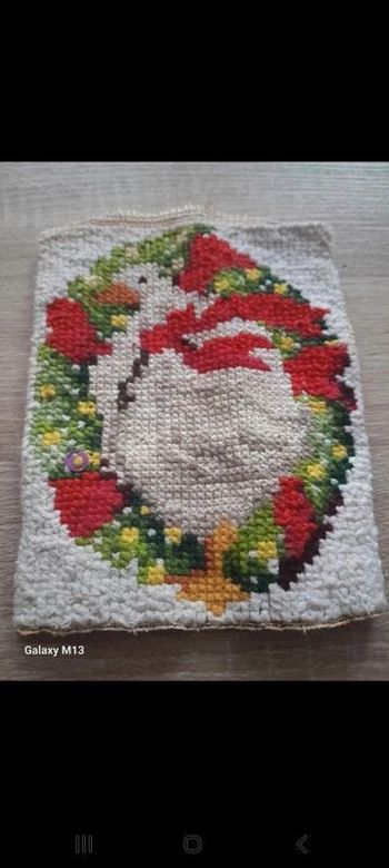 Décoration de Pâques Canevas Oie