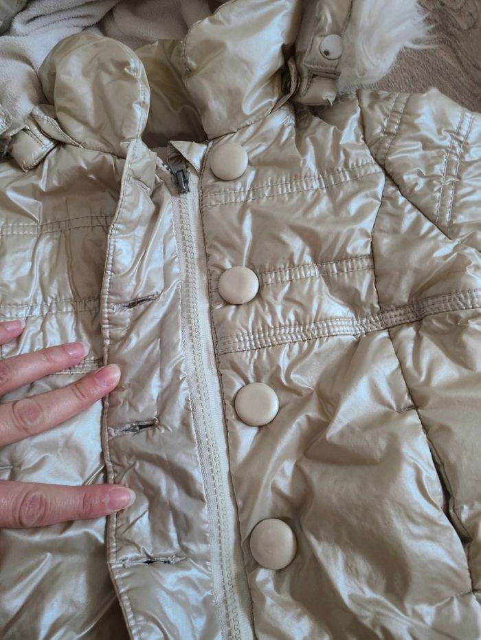 Blouson fille doré 18 mois - photo numéro 4