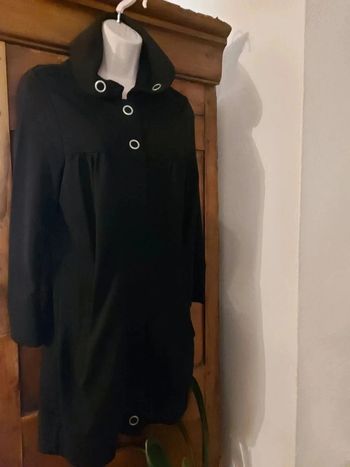 Manteau noir zara