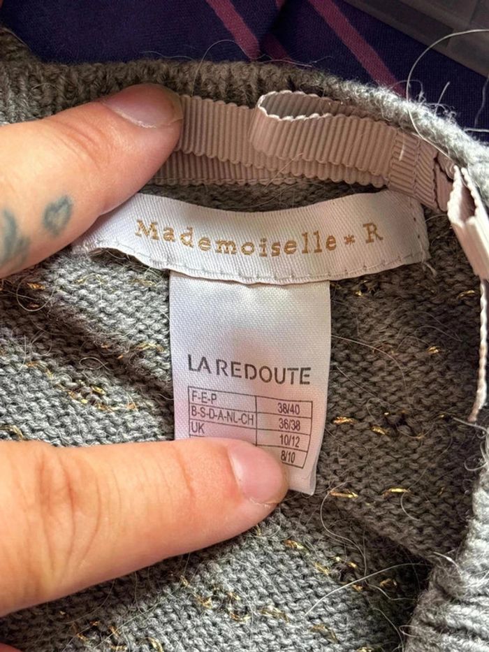 Robe pull taille 38-40 marque mademoiselle R • - photo numéro 4