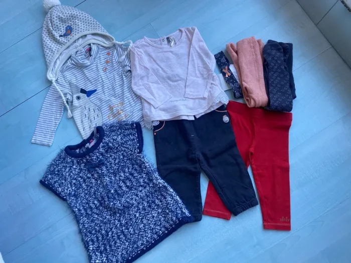 Lot de vêtements fille 9 mois automne-hiver