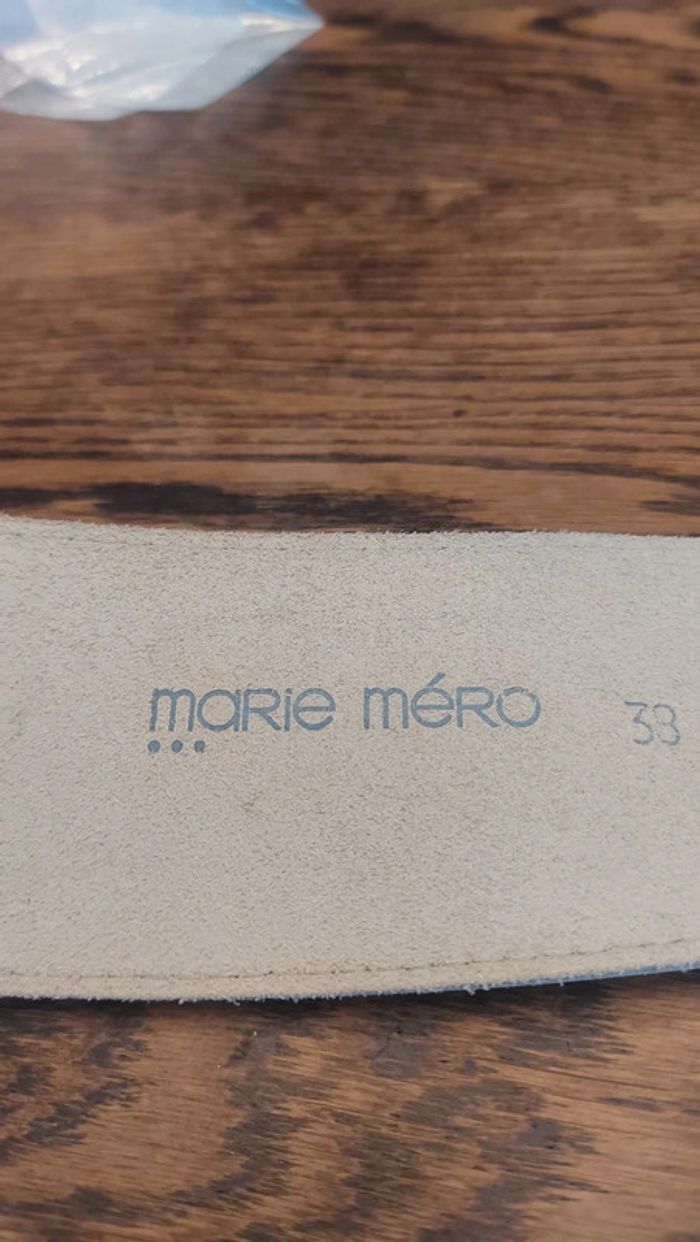 Ceinture Marie Méro t 38 réglable en cuir - photo numéro 7