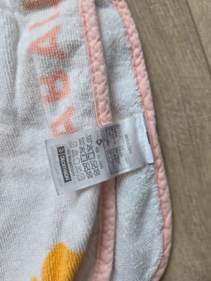 Poncho de bain girafe 1-3 ans - photo numéro 3