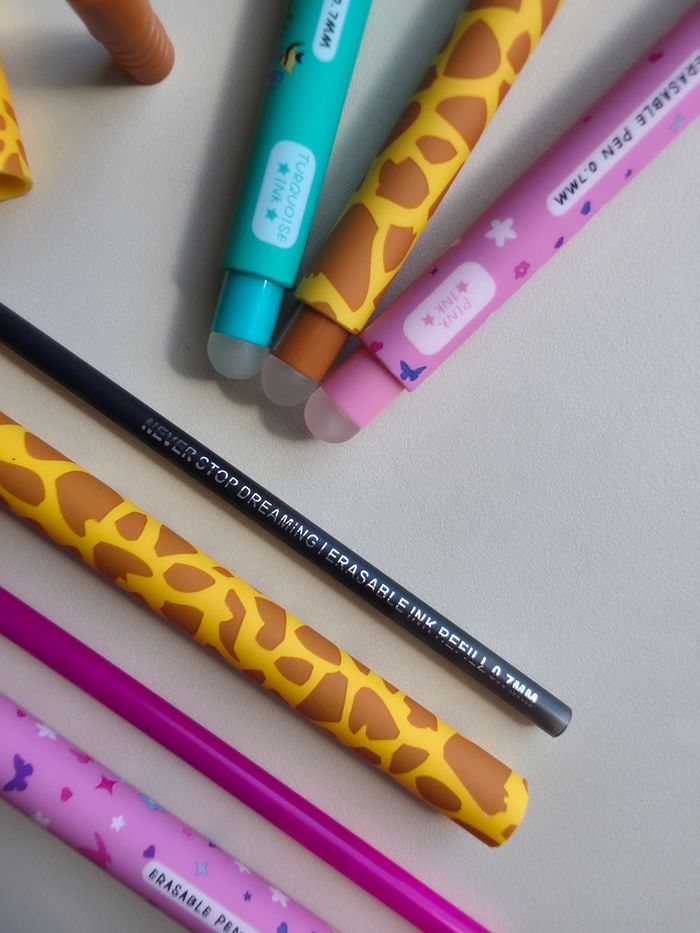 Lot de 3 stylos animaux kawaii type legami - photo numéro 9