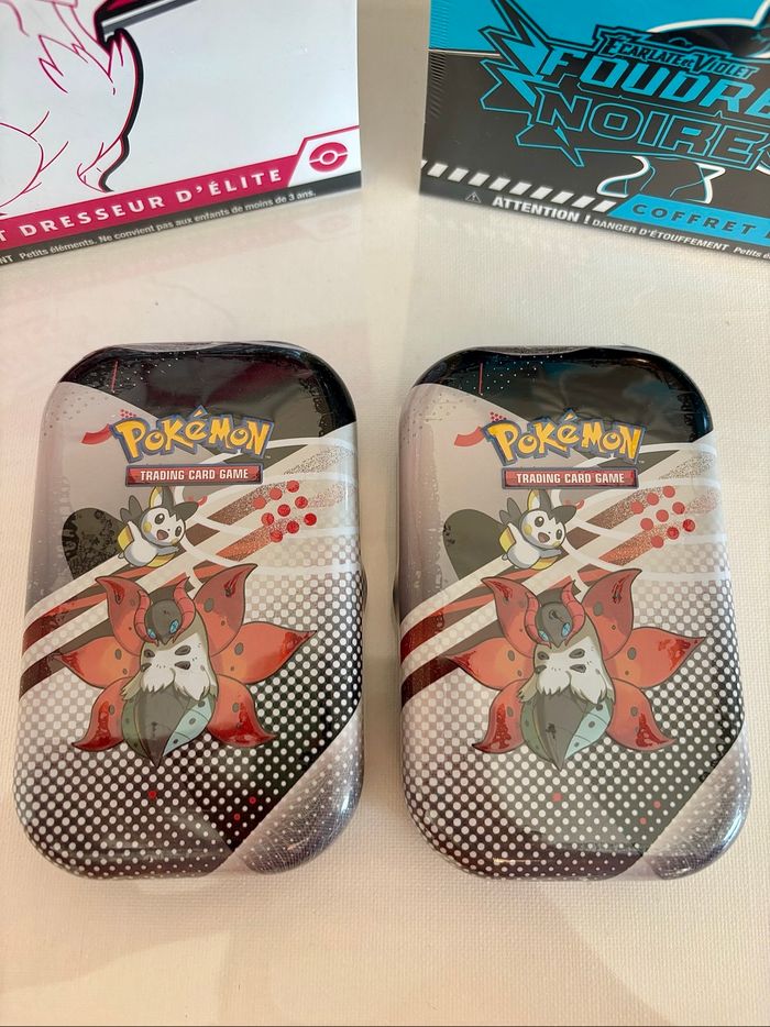Lot ETB et Tin Pokémon 10.5 - photo numéro 4