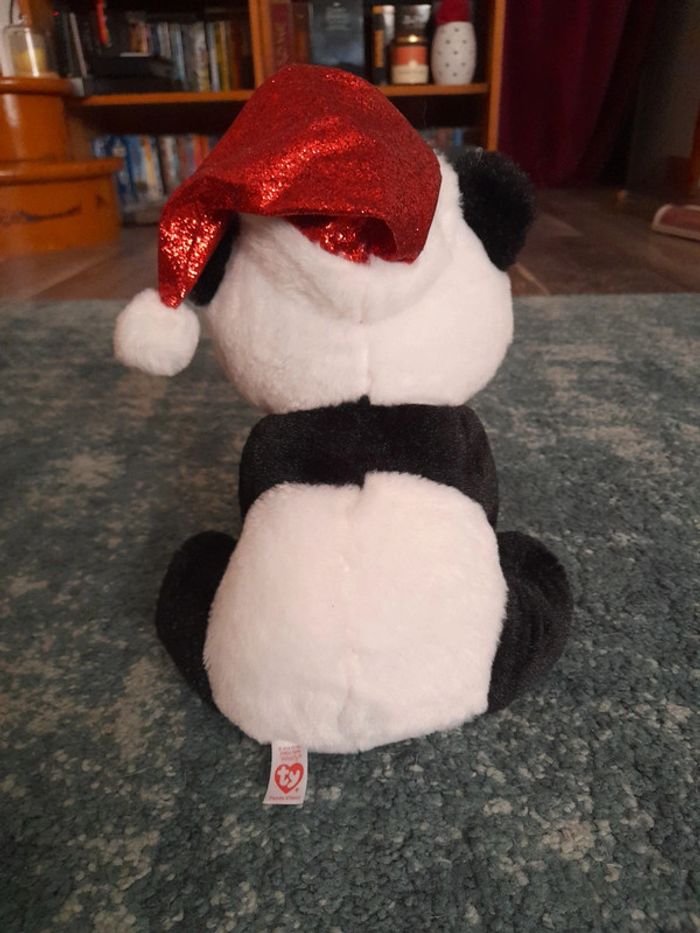 Lot peluche panda Noël TY - photo numéro 4