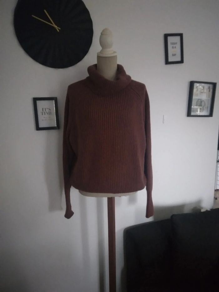 🌸Pull marron à col roulé🌸 - photo numéro 6