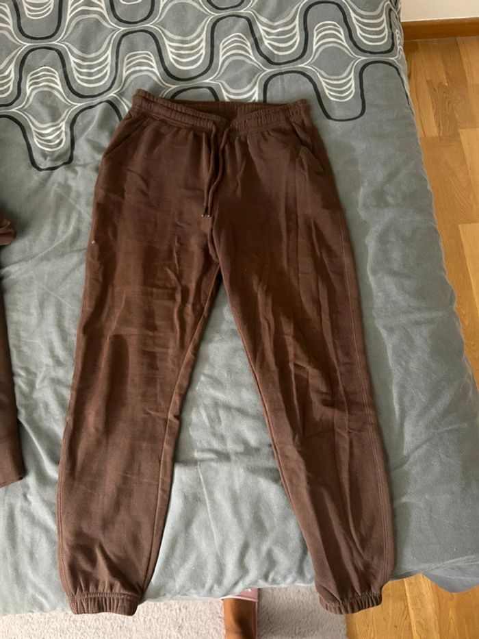 Ensemble de jogging survêtement marron new yorker S 36 - photo numéro 5