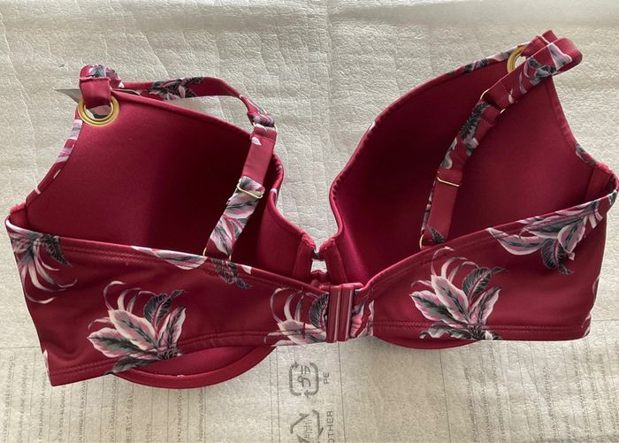 Haut maillot bordeaux Hunkemöller neuf - photo numéro 6
