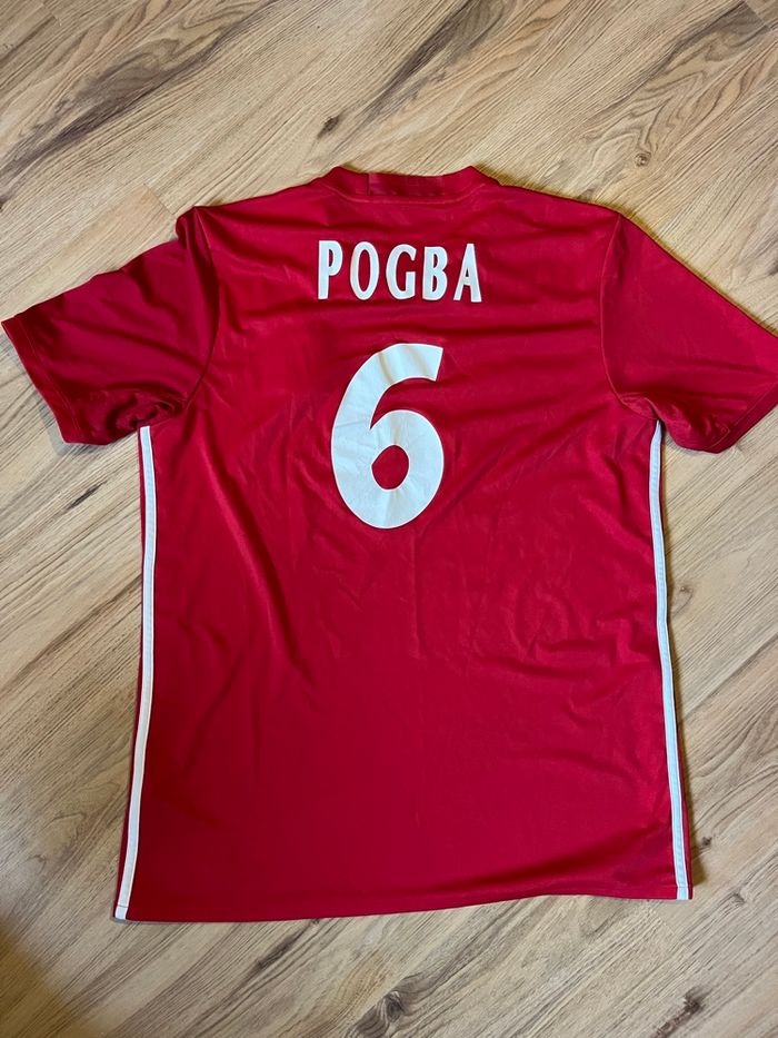 Maillot Adidas Manchester United Taille L Pogba - photo numéro 2