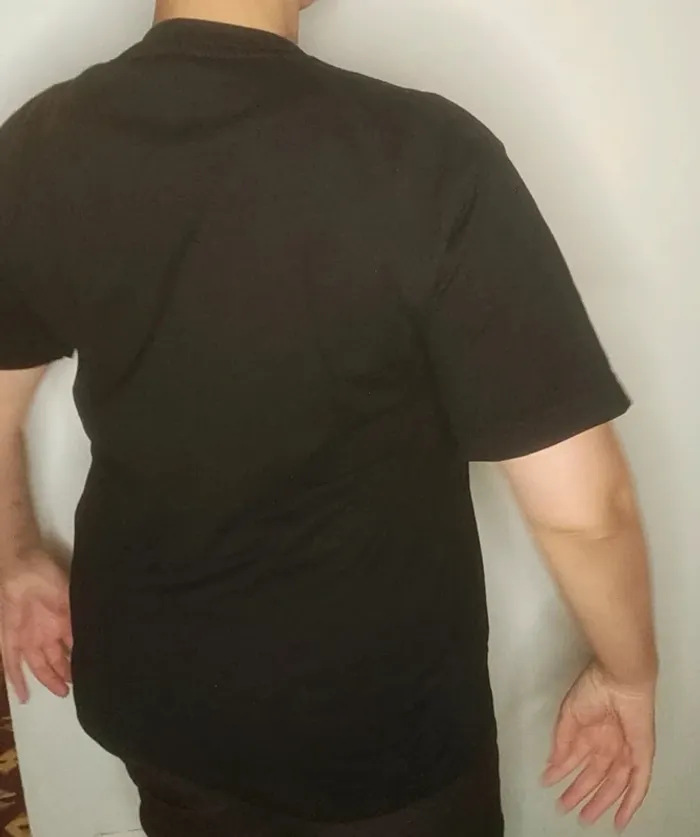 T-shirt Zulani Designs noir, vintage, unisexe, taille M - photo numéro 9