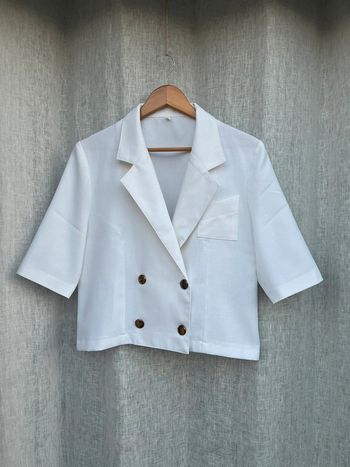 Veste blanche made in France