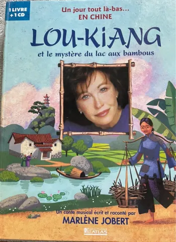 1 lot de 6 livres+cd : un jour tout la bas Marlene Jobert