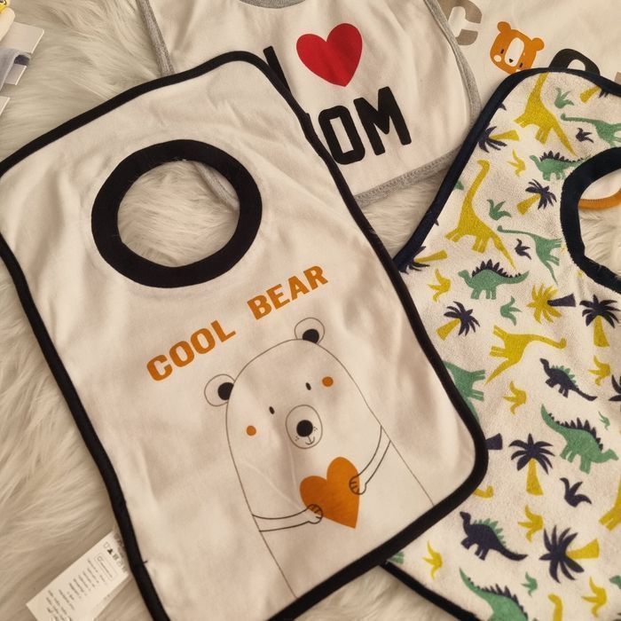 NEUFS!!! ( non utilisés) 💙💙🤩lot bavoirs à enfiler 1 er âge 💙💙🤩 - photo numéro 3