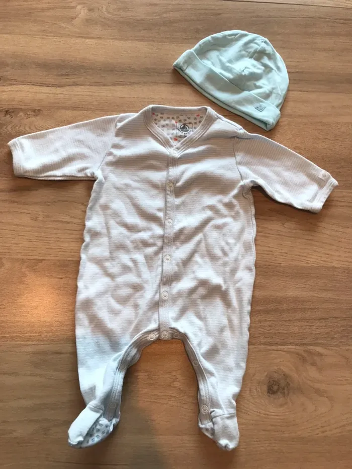 Pyjama petit bateau taille 1 mois
