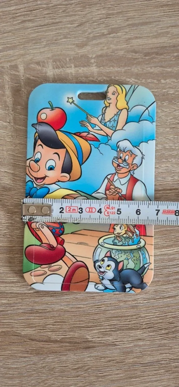 Porte carte d'identité Pinocchio avec lanière fantaisie. - photo numéro 6