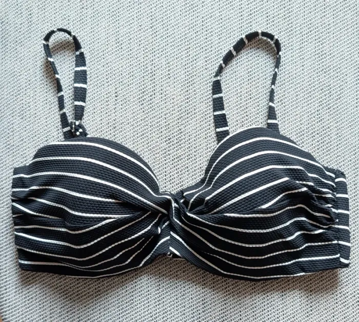 Haut de maillot rayé h&m