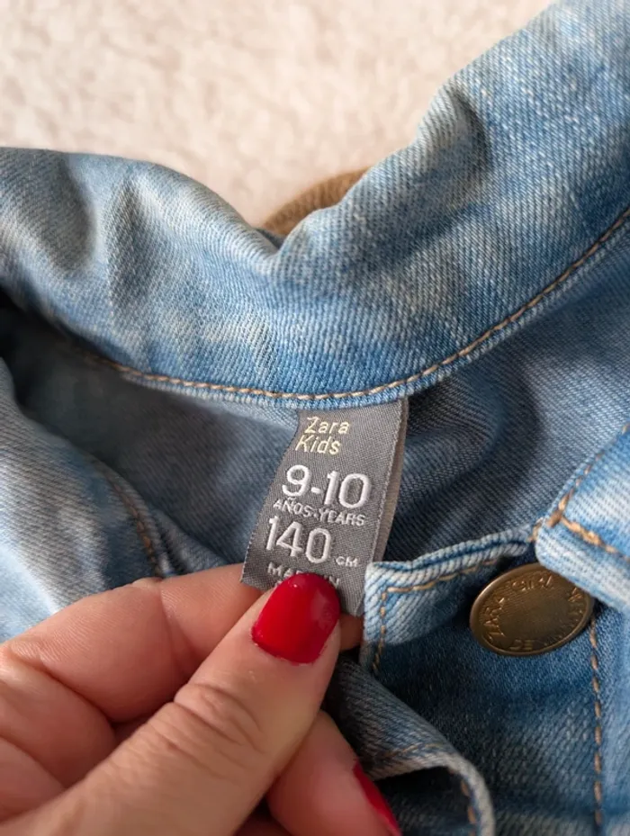 💎 Veste en jean Zara - 9/10 ans - photo numéro 2